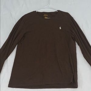 Long sleeve polo shirt